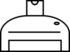 Line Printer Tracing Svg Vector, Free Vectors File